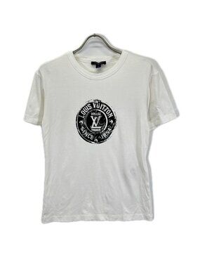 Louis Vuitton White LV Stamp T-Shirt